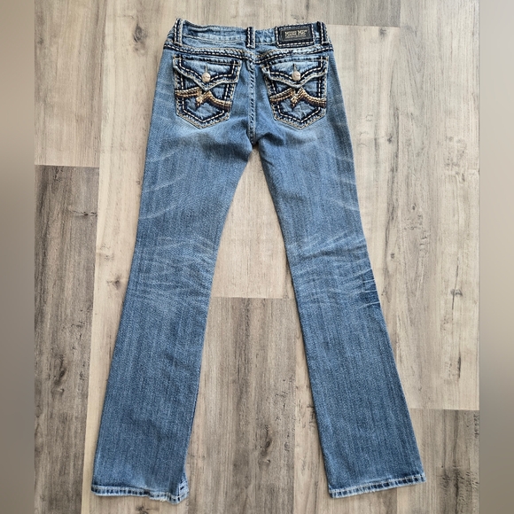 Miss Me Denim Brand Iren Bootcut Jeans Sz 29 - Picture 6 of 12